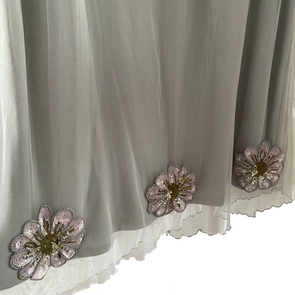 GIRL'S GRAY DRESS - Picture 3 of 6